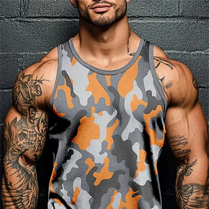 3D Print Camouflage Graphic <b>Men's</b> Sleeveless T-Shirt Summer New <b>Sport</b> Fitness <b>Vest</b> Outdoor Casual <b>Man</b> Gym Clothing Quick Drying - Product Image 1