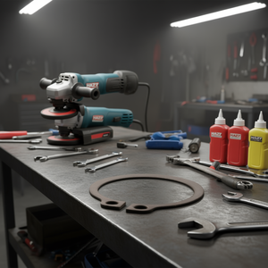 Accesorios y piezas para herramientas neumáticas Hazet: Anillo de retención para amoladora angular - Product Image 3