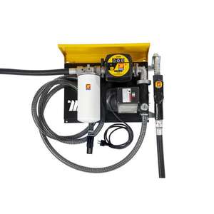 Meclube Wall Mec 100 Lt/min Kit de tuyau d'aspiration de buse automatique avec filtre de débitmètre Distributeur mural de transfert diesel 230V - Product Image 1