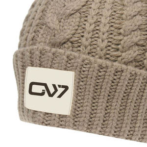 Bonnet classique à revers en tricot côtelé pour adultes Commande en gros Impression de logo et services OEM Bonnet - Product Image 4