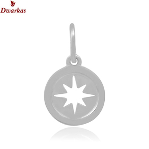 Belles femmes style mère fille bijoux présent solide 925 en argent sterling forme de coeur plaine breloques accessoires - Product Image 6