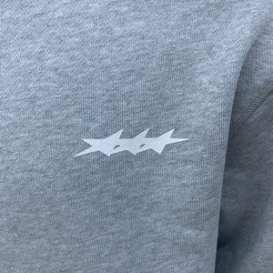 Ensemble de survêtement unisexe en coton uni avec logo personnalisé, coupe ample, décontracté, jogging sportif pour hommes - Product Image 5