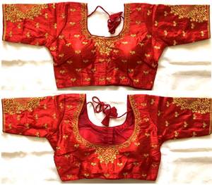 Beau chemisier avec travail manuel lourd et travail de broderie - Product Image 4