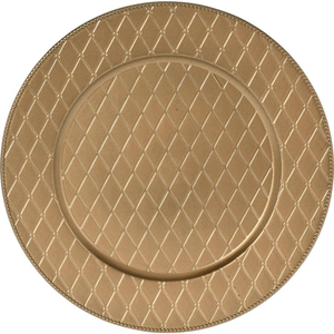 Assiette de présentation de luxe en métal doré, motif corail texturé unique, durable et écologique, idéale pour rehausser la vaisselle - Product Image 4