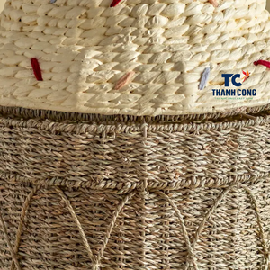 ตะกร้าผ้าอ้อมเด็กรูปไอศกรีมวาฟเฟิลหวานทำด้วยมือวัสดุเป็นมิตรต่อสิ่งแวดล้อมชุดอเนกประสงค์ห้องนอนเล็กห้องนั่งเล่น - Product Image 5