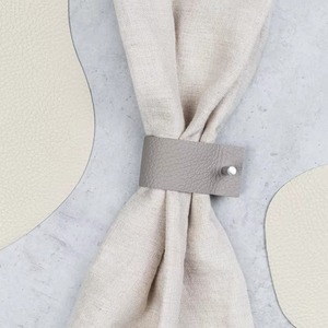 Porte-serviette en cuir fabriqué à la main pour décoration de table événements de mariage hôtel salle à manger Style naturel Serviette Accent - Product Image 4