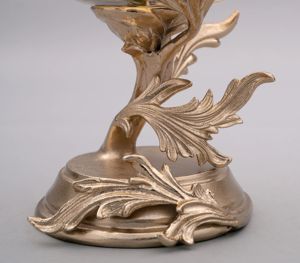 Bol en or moderne fait main avec design latéral poli et lavable au lave-vaisselle pour les occasions de mariage des hôtels et des restaurants à domicile - Product Image 3