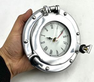 Horloge hublot de navire en laiton : décoration murale nautique - France