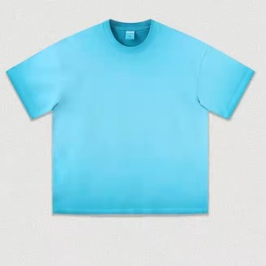 T-shirt col rond de meilleure qualité pour adultes Fitness de luxe nouveauté tailles régulières impression numérique solide tailles américaines nouveau style pour hommes - Product Image 3