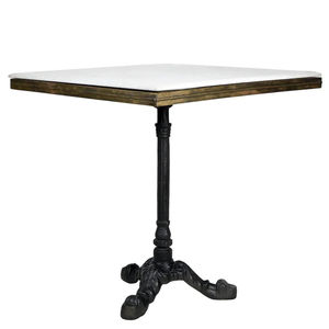 Table basse de qualité supérieure avec plateau rond en marbre et base en fer avec bordure en laiton sans soudure, pour une utilisation en intérieur et en extérieur, au prix d'usine - Product Image 4