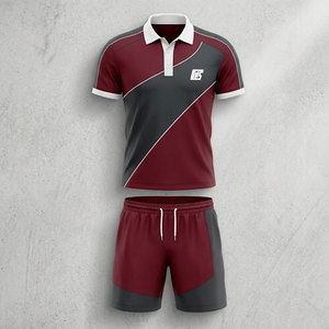 Ensemble uniforme de golf respirant : Polo de performance et short assorti – Tenue de sport pour joueurs, clubs, entraînements et événements - Product Image 1