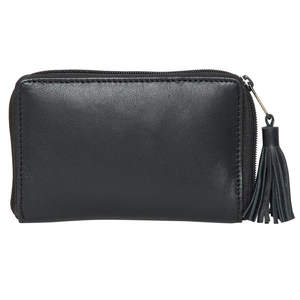 Handcrafted Vintage National Yellow Saddle Blanket <b>Leather</b> Clutch Animal Print Snap Closure RFID Protected Slim <b>Wallet</b> <b>for</b> <b>Women</b> - Product Image 4