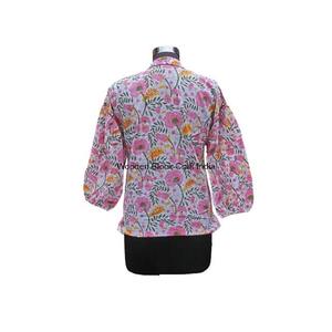 Tops de túnica de moda con detalles de decoración de botones para un aspecto elegante, tops de túnica adornados con botones para mujer para ropa de oficina - Product Image 5