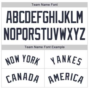 Maillot de softball respirant de haute qualité maillot de softball bleu marine à fines rayures blanc personnalisé en gros maillot de softball de style col en V - Product Image 4