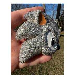 จี้เพชรโมอิสขนาดใหญ่สำหรับผู้ชายแท้ทรงกลม4Ct 14K ชุบทองคำขาวเส้นสายเพรียวบางและประกายอันน่าทึ่ง - Product Image 6