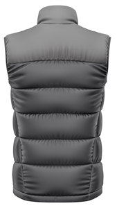 Gilet matelassé sans manches en polyester 100% de haute qualité pour hommes, veste matelassée lavable pour l'hiver avec fermeture à glissière - Product Image 3