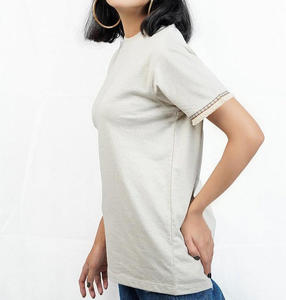 Camiseta de Verano para Mujer, de Alta Calidad, Personalizada, de Algodón 100%, de Gran Tamaño, de Secado Rápido y Transpirable, Moda 2026 - Product Image 5