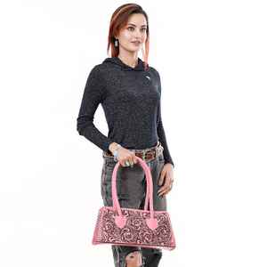 Bolso Bandolera de Cuero Genuino Estilo Bohemio Occidental para Mujer, Hecho a Mano, Ecológico, con Correa Cruzada, Cierre de Cremallera, para Otoño - Product Image 3