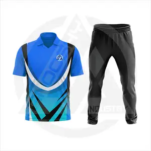 Alta qualità Micro-fibra digitale sublimata Cricket uniforme Kit Pattern Design personalizzato Jersey e pantaloni OEM