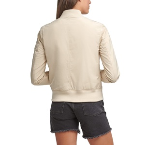 2025 vestes de baseball en satin pour femmes au design personnalisé en gros pour l'hiver et le printemps Bomber mince avec décoration brodée - Product Image 6