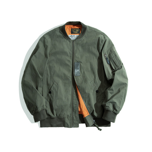 Blouson d'aviateur léger et confortable pour hommes, top des ventes, conception de vol avec broderie personnalisée, col montant, OEM - Product Image 5