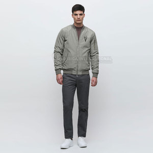 Classique hommes Bomber veste d'hiver chaud matelassé manteau pour le travail et les sorties décontractées mode hommes Bomber veste - Product Image 5