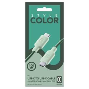 STYLECOLOR Cable de Datos USB-C Verde de 1m USBDATAC2CSMARTG - Product Image 2