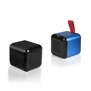 Mini enceintes cube de qualité, petites enceintes portables sans fil originales en vrac avec LED, idéales pour un cadeau - Product Image 1