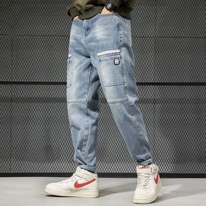Jean Baggy Homme en 100% Coton Coupe Décontractée Confortable Pantalon en Denim pour Aventure Pantalones De Hombre Baggy Jeans Pantalon - Product Image 4