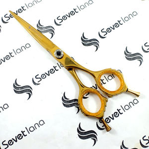 Juego de tijeras de salón profesional, marca personalizada 440c, acero japonés, tijeras de peluquería y peluquero, herramienta de belleza - Product Image 5