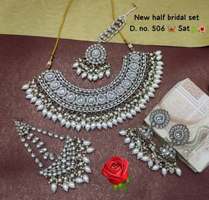 Moda último diseño de Gargantilla tradicional chapado en oro collar conjunto de joyas para mujeres - Product Image 2