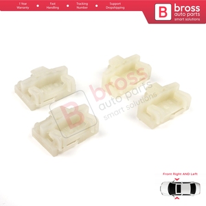 BWR46+BWR47 4 Pièces Clips de Réparation de Lève-Vitres pour Portes Avant A4 B5 Polo 6N Passat B5 3B Superb MK1 8D0837462 - Product Image 3