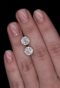 Diamant de laboratoire cultivé rond taille brillant VS1 certifié IGI, tailles personnalisables 1CTW 2CTW 3CTW, pour la fabrication de bijoux - Product Image 2