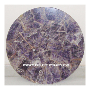Beautiful <b>Round</b> Amethyst <b>Table</b> Top - Product Image 1