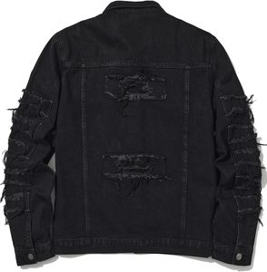 Nouvelle veste en jean en toile personnalisée pour homme, coupe ajustée, hiver, haute qualité, respirante, séchage rapide - Product Image 5