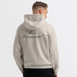 Sudadera con Capucha de Felpa Francesa Gruesa Personalizada, 100% Algodón, Estilo Urbano Holgado, Sudadera Unisex de Alta Calidad para Diseñador - Product Image 4