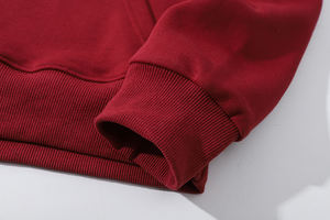 High Quality Custom 100% Cotton Fleece Hoodie 320GSM 350GSM Oversized Streetwear Pullover <b>Zip</b> Up <b>Hoodies</b> Men Women - Product Image 4