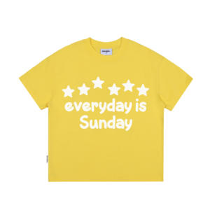 Camiseta Unisex de Algodón para Mujer, Camiseta 100% de Algodón, Talla Grande OEM, ODM, Longitud Corta, Estampado Bordado Personalizado Hecho en Vietnam - Product Image 2