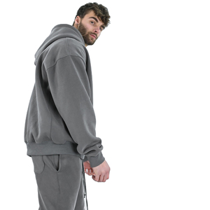 Sudaderas con capucha de mezcla de algodón 100% para hombre, entrenamiento de invierno pesado con bordado 3D básico - Product Image 4