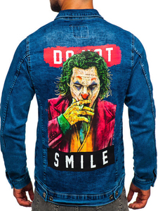 100% denim matériel automne Street Wear personnalisé OEM bleu Jean veste en plein air moto veste femmes perlé Denim veste - Product Image 2