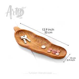 Organisateur de bijoux ArtisRaw Valet en bois d'olivier - Product Image 5