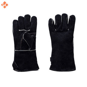 Guantes de seguridad de soldadura de trabajo resistentes al calor con forro suave y logotipo personalizado - Product Image 5