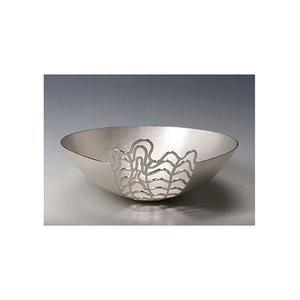 Tazón de Metal de Lujo Pulido de Diseño Moderno de Primera Calidad, Última Llegada, Ecológico, Vajilla Decorativa para Bodas y Cenas - Product Image 5