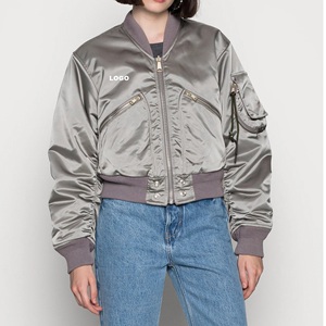 Blouson bombardier élégant et léger qualité supérieure blousons bombardier pour hommes Bomber Satin coupe-vent respirant Softshell - Product Image 2