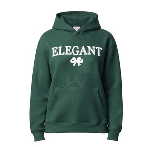 Sudaderas con Capucha para Mujer, Diseño Simple, Estampado Puff en la Parte Delantera, 100% Algodón Ecológico, para Uso Diario - Product Image 4