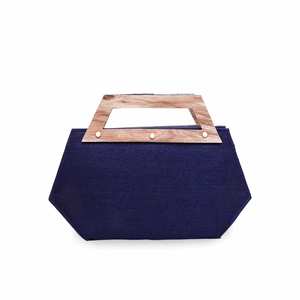 Bleu P56094 sac à bandoulière Style Preppy unique Vintage bohème perle chaîne étanche fleur embelli pour une utilisation été hiver - Product Image 1