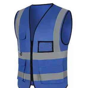 Última nueva Alta Calidad 100% poliéster Multi bolsillo Zip seguridad alta reflectante ropa de seguridad hombres 2025 chaleco y chaqueta de seguridad - Product Image 2