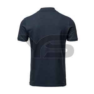 Jersey informal para hombre para Polos transpirable y liso teñido con logotipo frontal patrón sólido tipo de suministro ODM - Product Image 2
