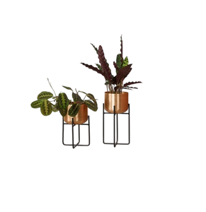 Jardinières d'intérieur en métal faites à la main de la meilleure qualité Pots de fleurs décoratifs au design vintage prix compétitif pour application de jardin - Product Image 1