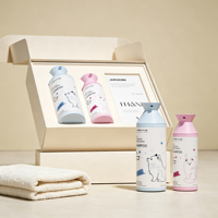 Flacon de shampoing de luxe 750 ml avec logo personnalisé, emballage PE Prestige Skincare avec pompe à pression PP haut de gamme